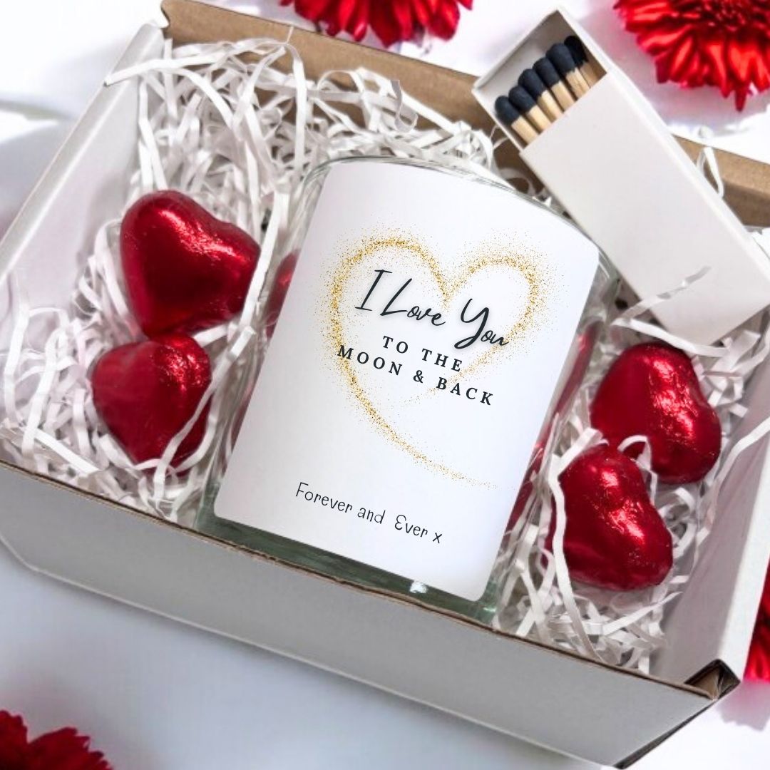 Love You to the Moon & Back Candle Gift Set