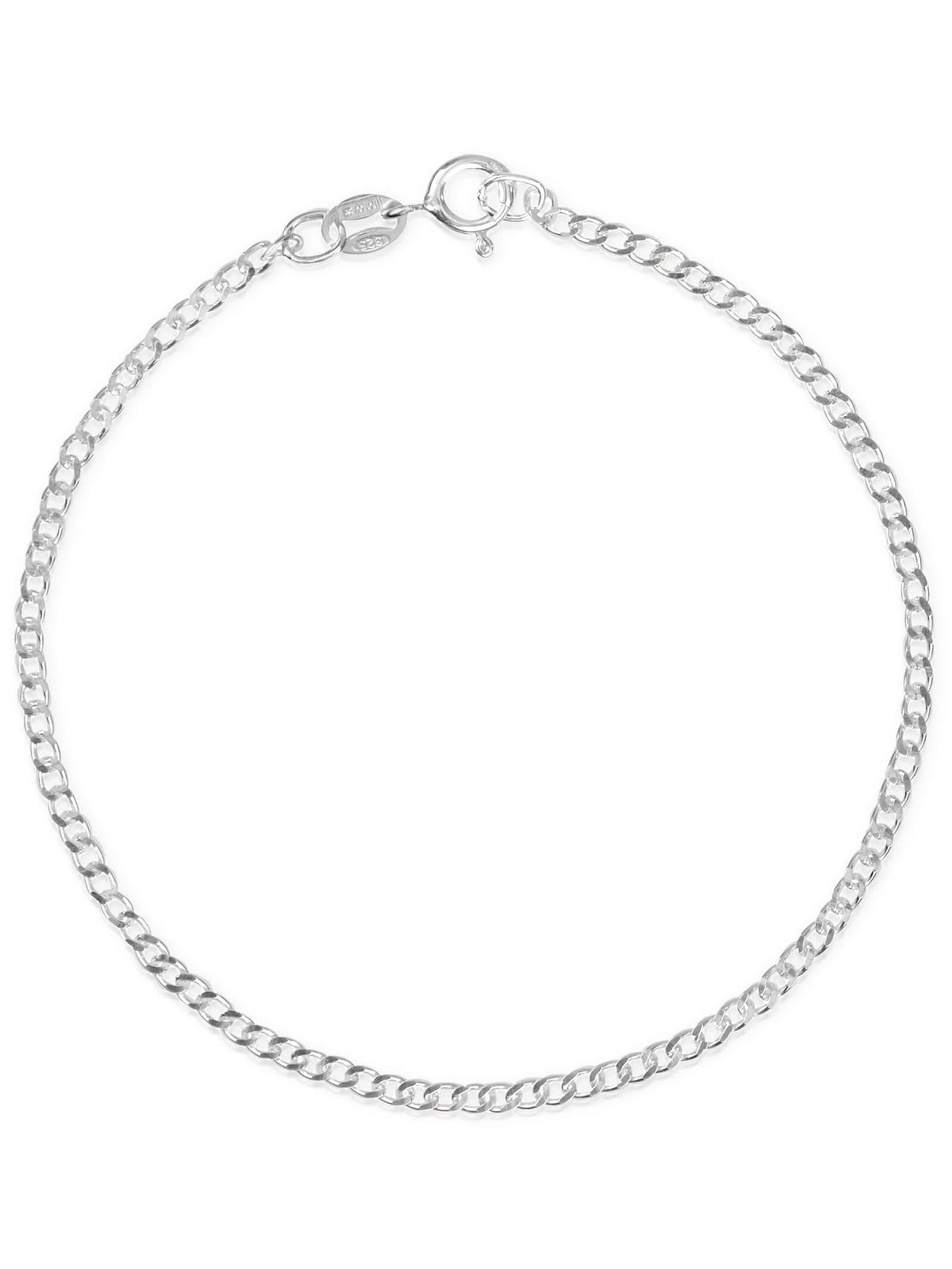 Armband Panzerkette ESSENTIAL Silber