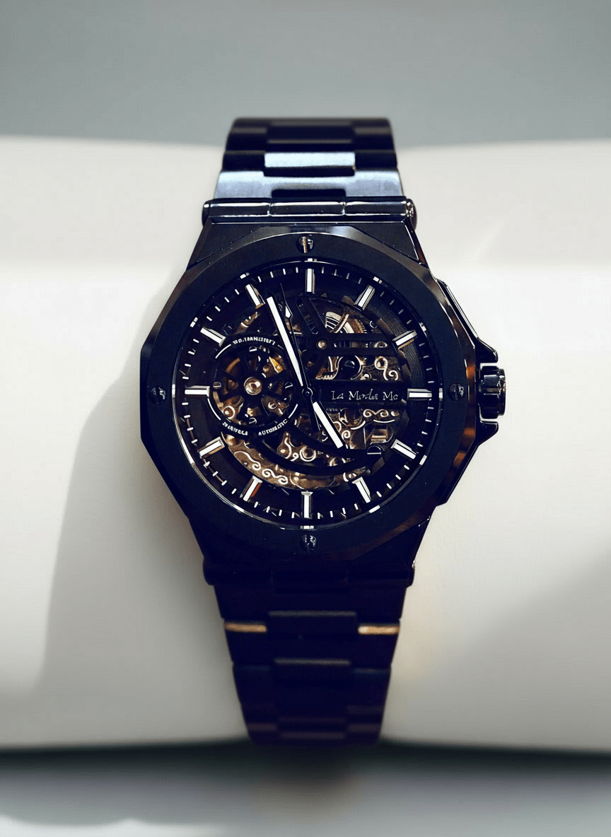 Ayoro Blackcore Skeleton - Luxury Skeleton Timepiece