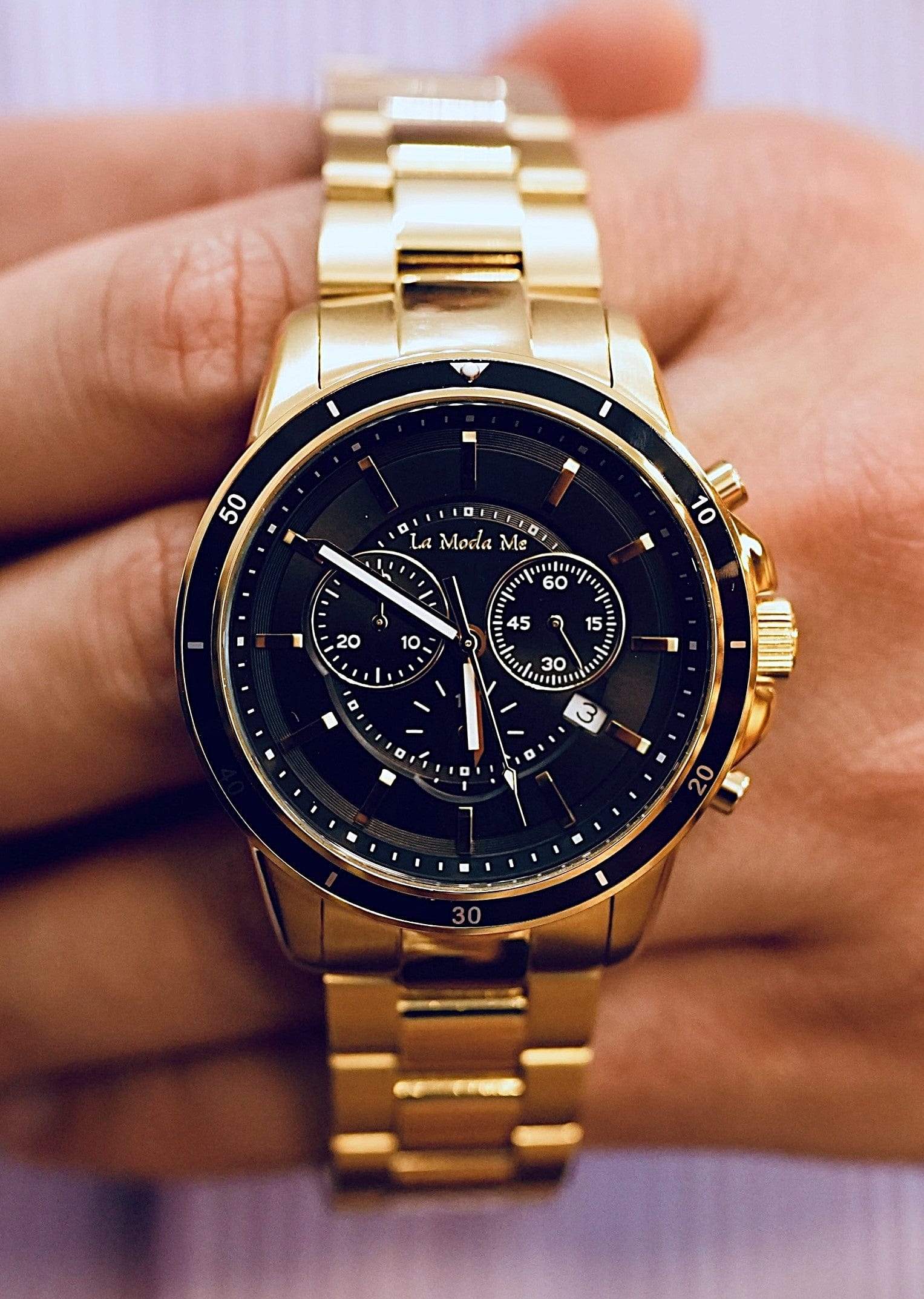 Business Black Suit Watch