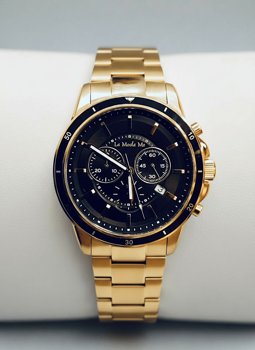 Business Black Suit Watch